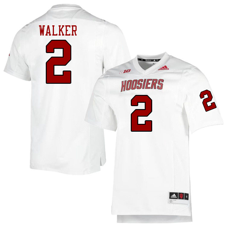 Men #2 Jailin Walker Indiana Hoosiers College Football Jerseys Stitched-Retro White